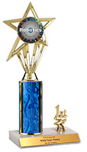 11" Robotics Star Trim Trophy