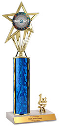 13" Robotics Star Trim Trophy