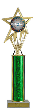 12" Robotics Star Economy Trophy