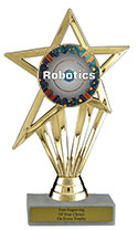 6" Robotics Star Economy Trophy