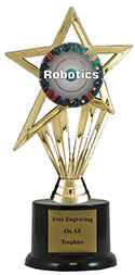 7" Robotics Pedistal Trophy