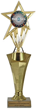 Robotics Star Column Trophy