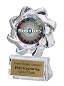 Sunburst Acrylic Award - Robotics