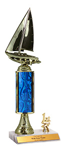 12 inch Excalibur Sailboat Trim Trophy