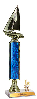 14 inch Excalibur Sailboat Trim Trophy