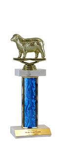 10" Sheep Double Marble Trophy
