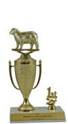 8" Sheep Cup Trim Trophy