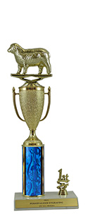 12" Sheep Cup Trim Trophy