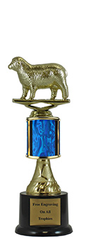 9" Sheep Pedestal Trophy