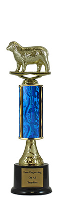 11" Sheep Pedestal Trophy