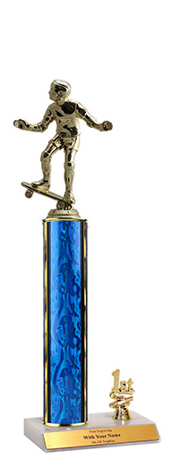 14 inch Skateboarding Trim Trophy