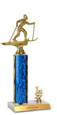 12 inch Cross Country Skiing Trim Trophy