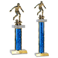 Soccer Double Marble Trophies