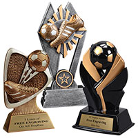 Soccer Resin Trophies