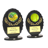 Softball Acrylic Awards