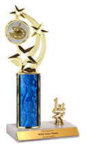 11" Art Star Spinner Trim Trophy