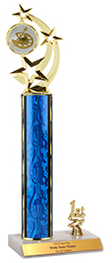 14" Art Star Spinner Trim Trophy