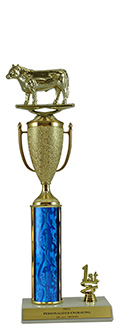 14" Steer Cup Trim Trophy