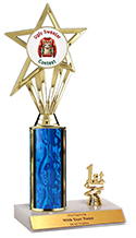 10" Ugly Sweater Trim Trophy