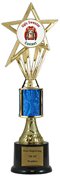 11" Ugly Sweater Pedestal Trophy