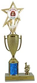 12" Ugly Sweater Cup Trim Trophy