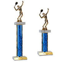 Tennis Double Marble Trophies