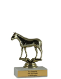 5" Thoroughbred Horse Economy Trophy