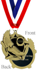All Star Gold Track Medal