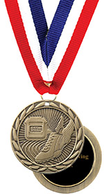 Economy Engraved Track Medal
