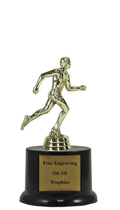 7" Pedestal Track Trophy