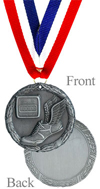 Antique Silver Track Medal
