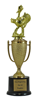 12" Turkey Cup Pedestal Trophy