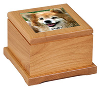 Large Color Photo Pet Urn