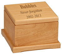 Large Engraved Pet Urn