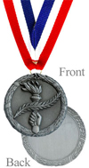 Antique Silver Victory Medal