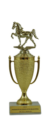 9" Tennessee Walker Horse Cup Trophy