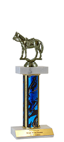11" Western Horse Double Marble Trophy