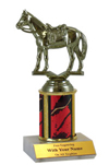 7" Western Horse Trophy