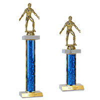 Wrestling Double Marble Trophies